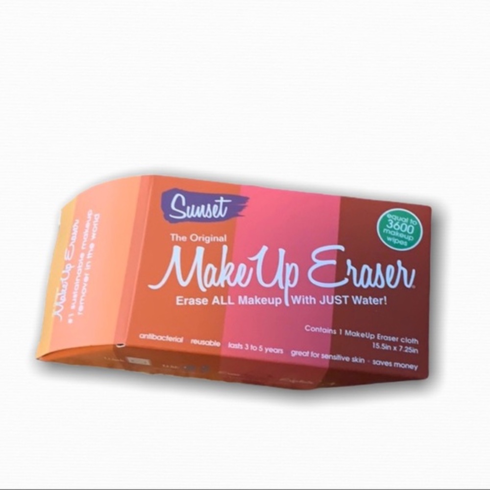THE ORIGINAL MAKEUP ERASER- IN SUNSET DESIGN